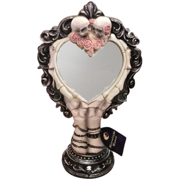 Maisey Mae Gothic Skeleton Couple Mirror – New 14.5" x 9" - Picture 1 of 2